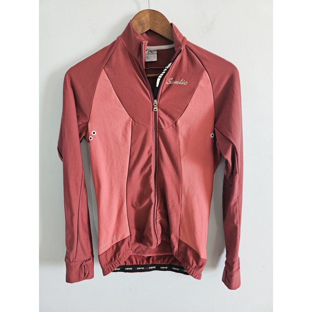 Santic Women's Cycling Jacket L9C01104 Model‎ Mauve Medium